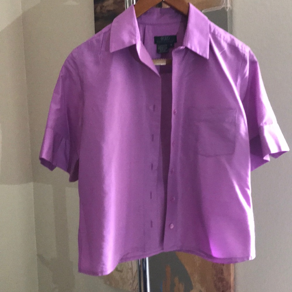 Designer under $25! Silk lavender blouse